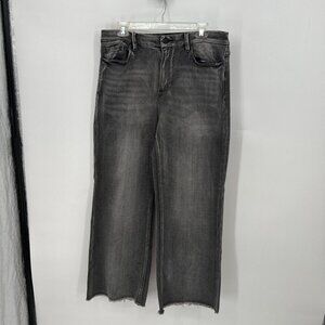 Mica Denim Super High Rise Wide Leg Jeans Size 14/32